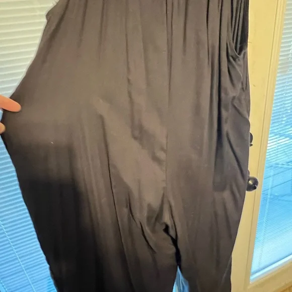 Suzanne Betro Charcoal Sleeveless Jumpsuit - Picture 5 of 5